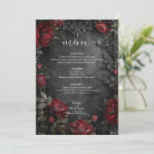 バロック様式ゴシック様式の牡丹 メニュー (スタンド正面)