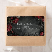 バロック様式ゴシック様式の牡丹 ラベル (インサイチュ)