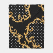 バロック様式ゴールデンフリースブランケット フリースブランケット (正面)