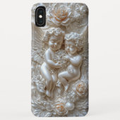 バロック様式チェルブ/天使3Dルック Case-Mate iPhoneケース (裏面)