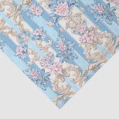 バロック様式パステルダマスクパターン 薄葉紙 (詳細)