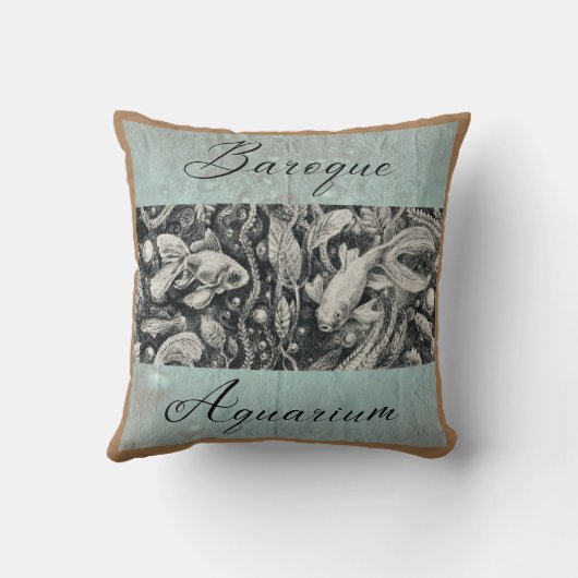 「バロック水族館」 – クッション (裏面)