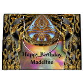 バロック美しいすべての行事  ラージペーパーバッグ (正面)