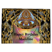 バロック美しいすべての行事 ラージペーパーバッグ (裏面)