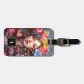 バロック美しい女性荷物タグ ラゲッジタグ (正面横)