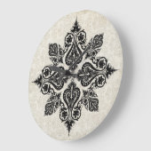 バロック美しい ラージ壁時計 (傾斜)