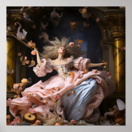 バロック美術デジタルプリント ポスター