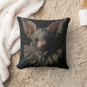 バロック衣装の大きなコウモリ クッション (ブランケット)