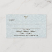 バロック装飾品 – 名刺 (裏面)