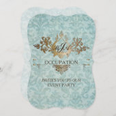 バロック装飾品 – 招待状カード 招待状 (正面/裏面)