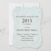 バロック装飾品 – 招待状カード 招待状 (裏面)