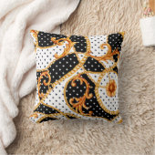 バロック装飾模様 クッション (ブランケット)