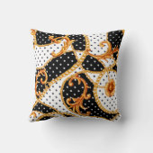 バロック装飾模様 クッション (裏面)