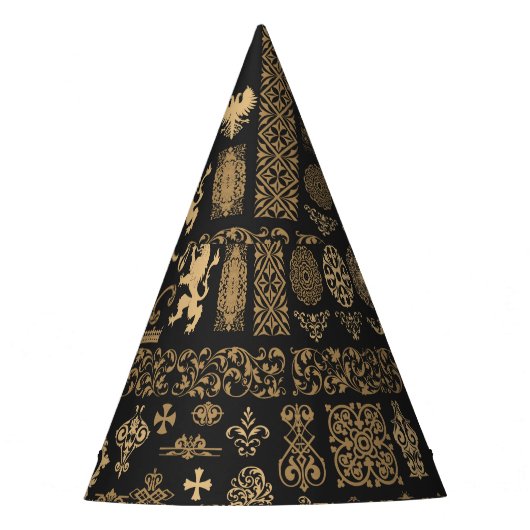 バロック要素：メガセットパターン。 パーティーハット (正面)