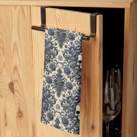 バロック語 – ゴシックビクトリアン語 キッチンタオル (三つ折り)