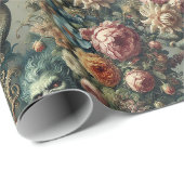 バロック諸島 – ゴシック様式のフローラバンダナ ラッピングペーパー (ロールコーナー)