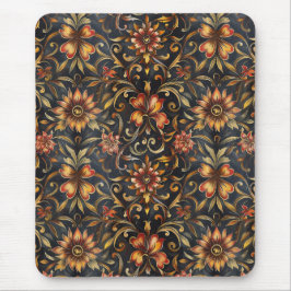 バロック赤と金ゴールド交響曲 マウスパッド