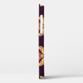 バロック金ゴールドスコネマゼンタパターン Case-Mate iPhoneケース (裏面 / 左)