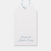 バロック青と白ありがとう ギフトタグ (裏面)