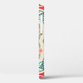 バロック風のオーナメントとフローラ詳細、ヒップスターカード Case-Mate iPhoneケース (裏面 / 左)