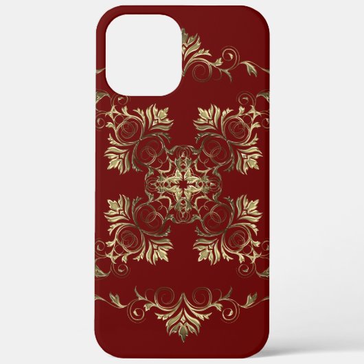 バロック風の花柄スタイル。Case-Mate iPhoneケース Case-Mate iPhoneケース (裏面)