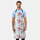 バロック風の馬のエプロン エプロン (着用した状態)