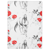 バロック馬のクリップボード クリップボード (裏面)