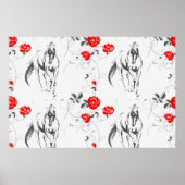 バロック馬のポスター ポスター (正面)