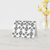 バロック黒ノテカ空白のー（内側） カード (黄色い花)