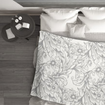 バロック・アカンサス・リーフ・グレイ