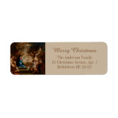 バロック・カトリック・クリスチャン・クリスマス・出生 ラベル (正面)