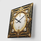 バロック スクエア壁時計 (傾斜)