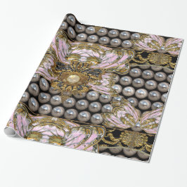 バロック・パーリー・ロエレガントマンティック ラッピングペーパー