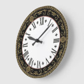 バロック ラージ壁時計 (傾斜)