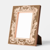 バロック・ロココチェルーブフルーツ縁どフローラ レーザー彫刻フレーム (左)