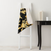 バロック・ロココビクトリアン、花の模様。 シェルパブランケット (インサイチュ)