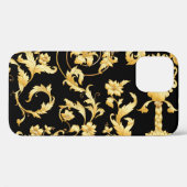 バロック・ロココビクトリアン、花の模様。 Case-Mate iPhoneケース (裏面 (横))