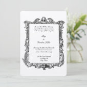 バロック・ロココ17世紀枠縁ど 招待状 (スタンド正面)