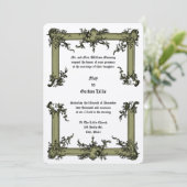 バロック・ロココ・ロカイユ1775結婚年代 招待状 (スタンド正面)