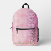 バロック ローズ ダマスク グランジ - リュックサック (正面)
