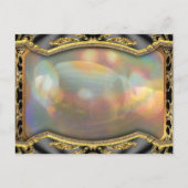 バロックBarnetcue日フォーマル付はがきを保存する 案内ポストカード (裏面)