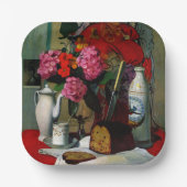 バロットン – の中の中国の静止絵画ライフ ペーパープレート (正面)