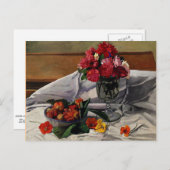 バロットン – 花とイチゴ ポストカード (正面/裏面)