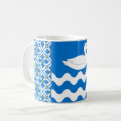 バロニオブアンドバイゲインポスペースバッジ コーヒーマグカップ (正面左)