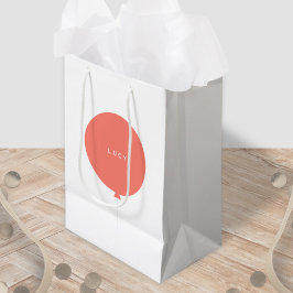 バロモダンン |コーラルピンクかわいい女の子らしい女の子名 ミディアムペーパーバッグ