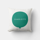 バロモダンン |緑のスカンジスタイリッシュキッズ名 クッション (正面)