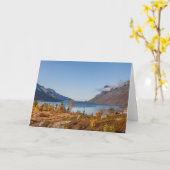 バロヤアイランドノルウェー カード (黄色い花)