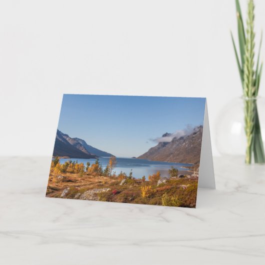 バロヤアイランドノルウェー カード (正面)