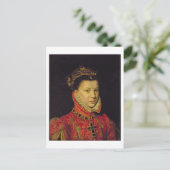 バロワのエリザベス(1545-68) 1570 (キャンバス上の油) ポストカード (スタンド正面)