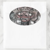 バロンアンドランダバリ 楕円形シール (バッグ)